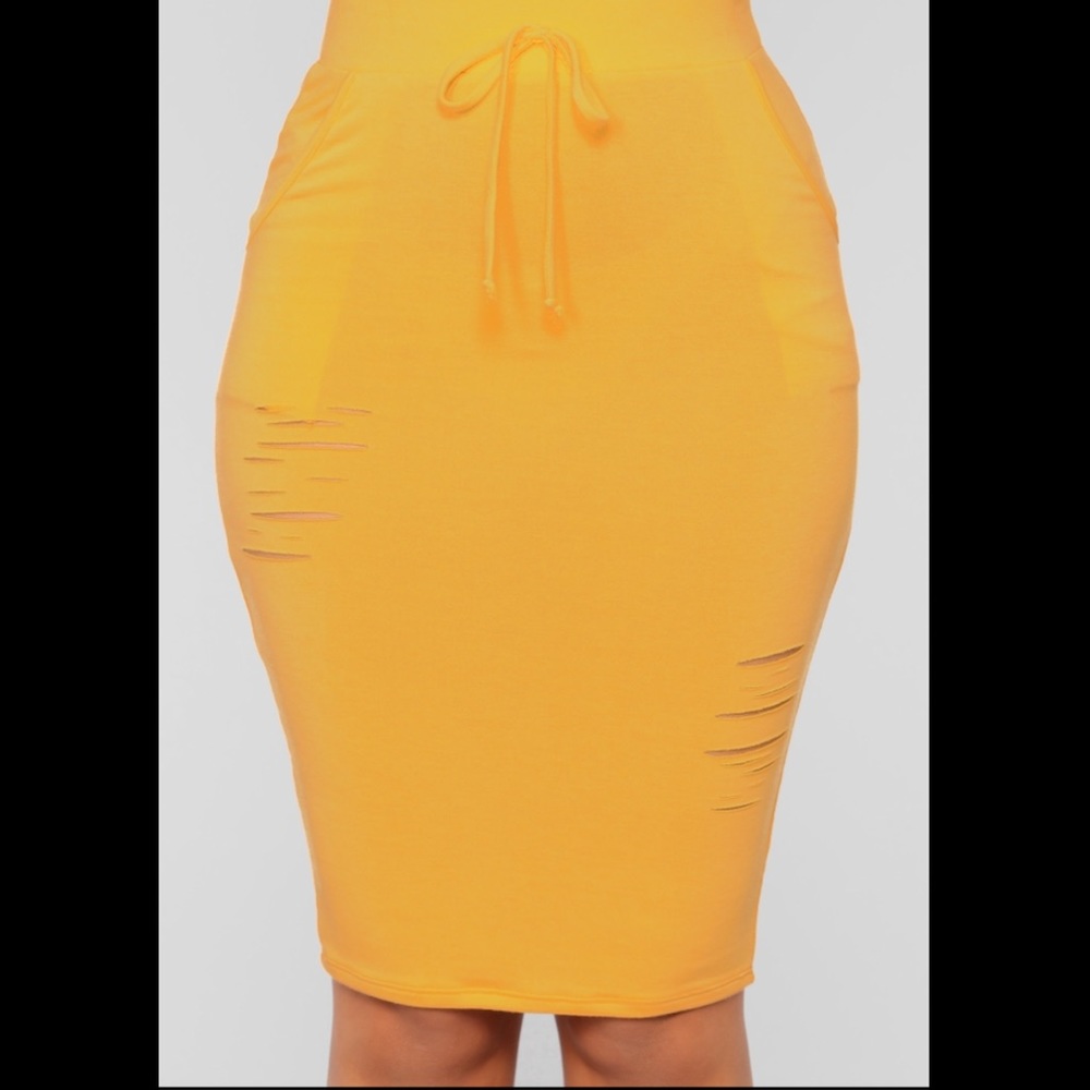 Casual Lover Skirt (Yellow)
